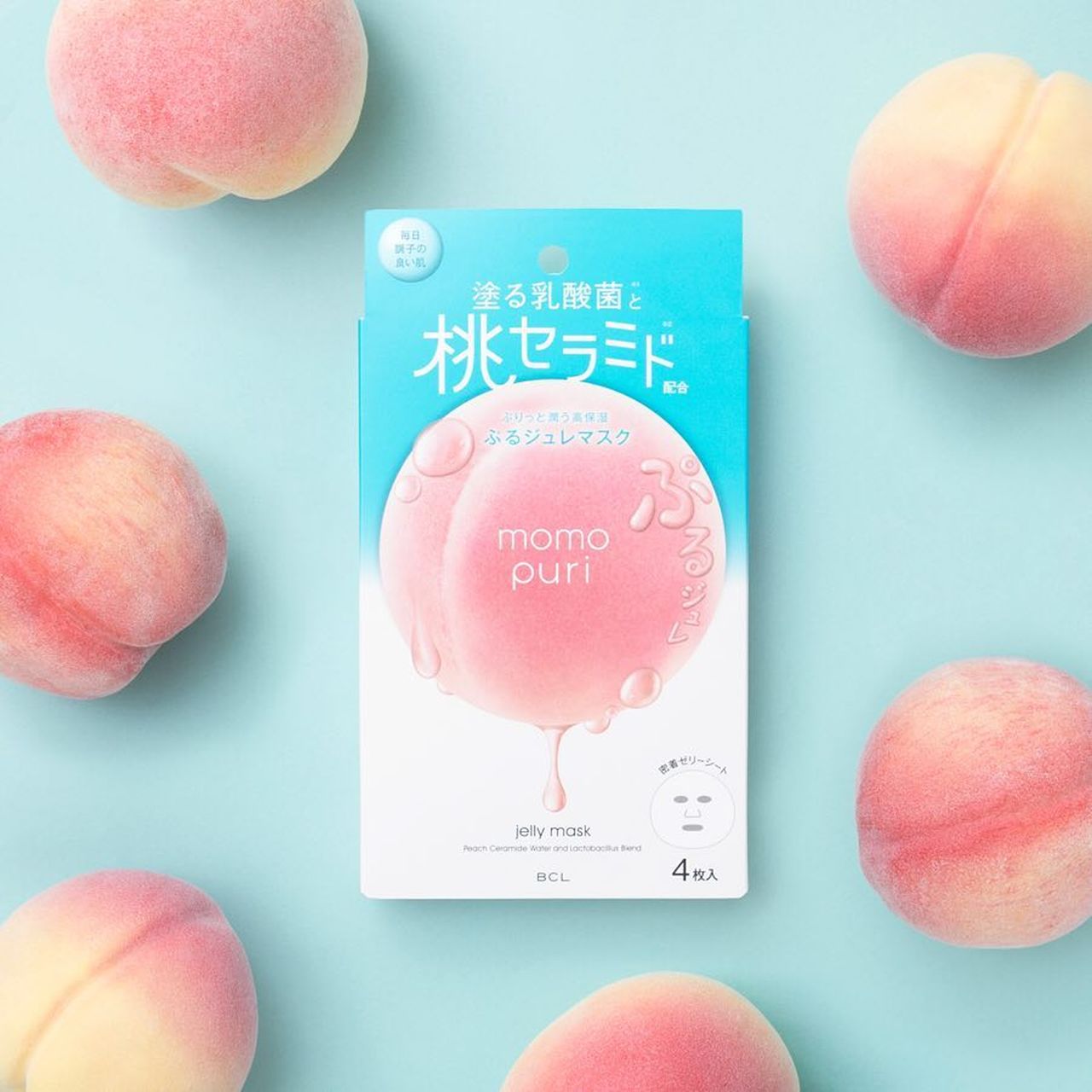 Momo Puri Jelly Mask 4 Sheets